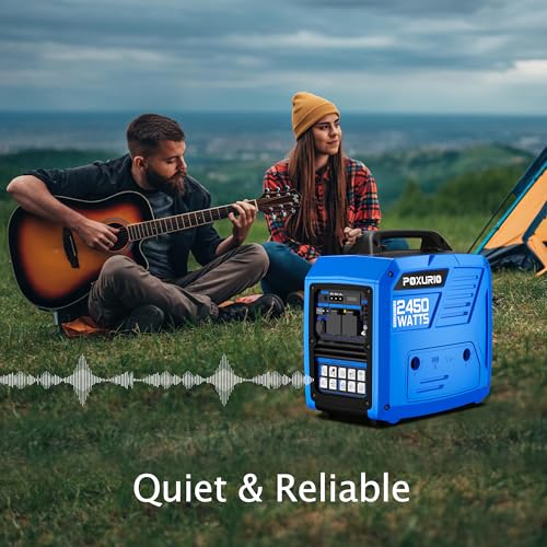 4000 Watt Inverter Generator, 120V Gas Powered Generator Super Quiet, RV Ready/EPA for RV, Camping and Home