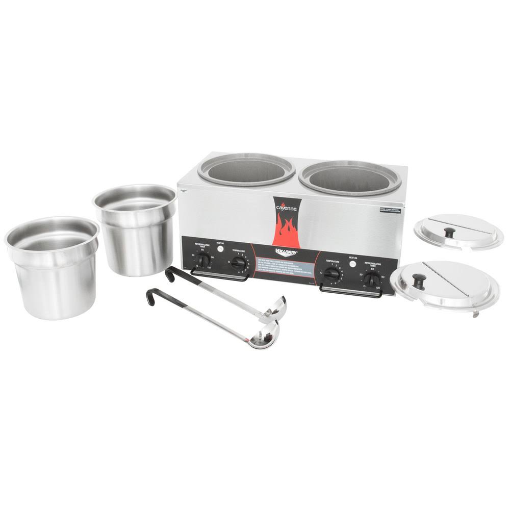 Vollrath - 72029 - Cayenne 7 qt Twin Well Rethermalizer Kit