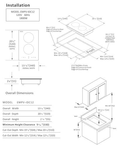 Empava Electric Stove Induction Cooktop