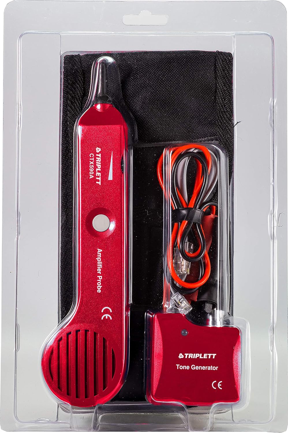 Triplett Fox & Hound Premium Tone and Probe Wire Tracing Kit Generates Multiple Tones with Adjustable Sensitivity for Electrical Wire, LAN Cable, Telephone, and More (3399)