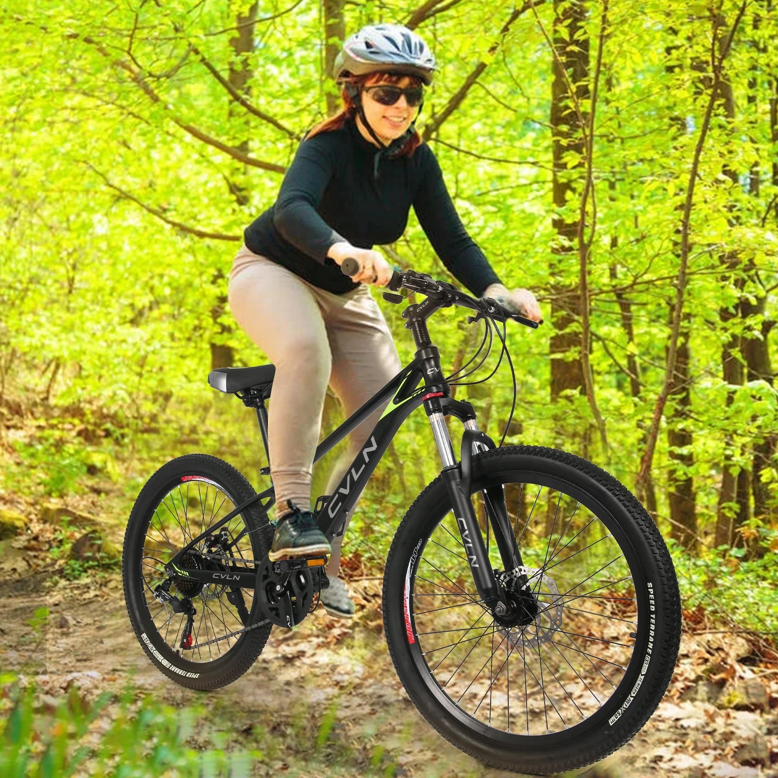 Guzom Adult Mountain Bikes- Mountain Bike, 26 inch 21 Speed Road Bike for Adults Men and Womenk