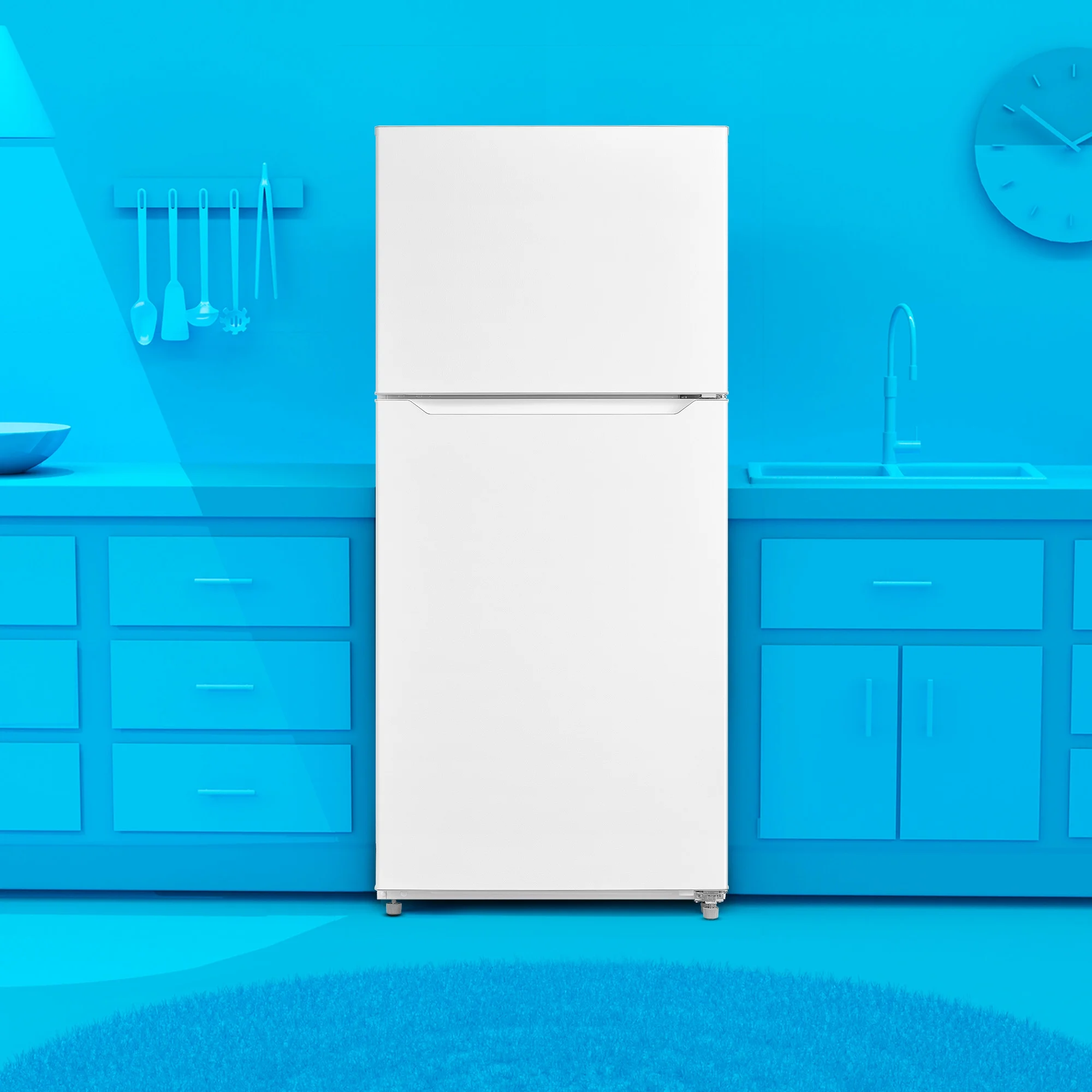 Element Electronics 14.2 cu. ft. Top Freezer Refrigerator - White, ENERGY STAR (ERT14CSCW)