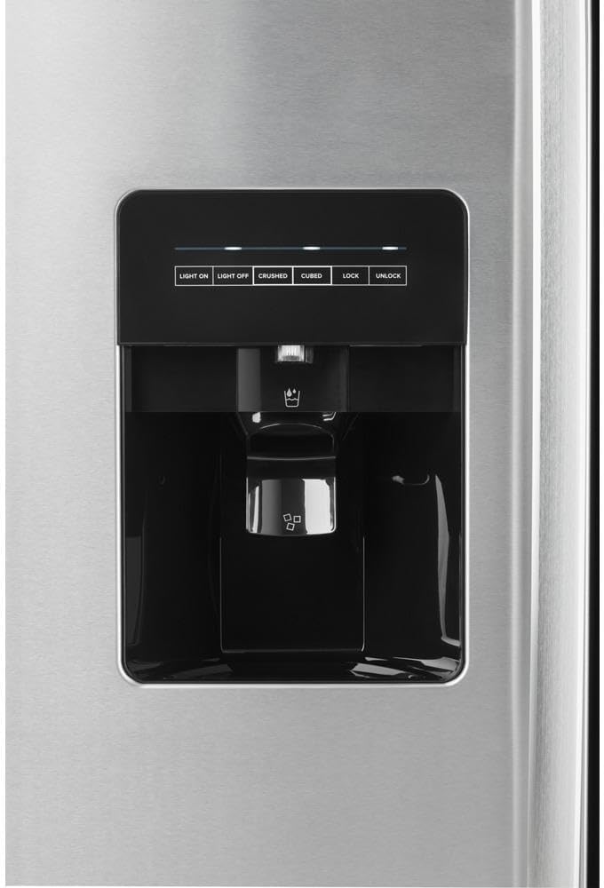 AMANA ASI2175GRS 21.4 Cu. Ft. Stainless Side-by-Side Refrigerator