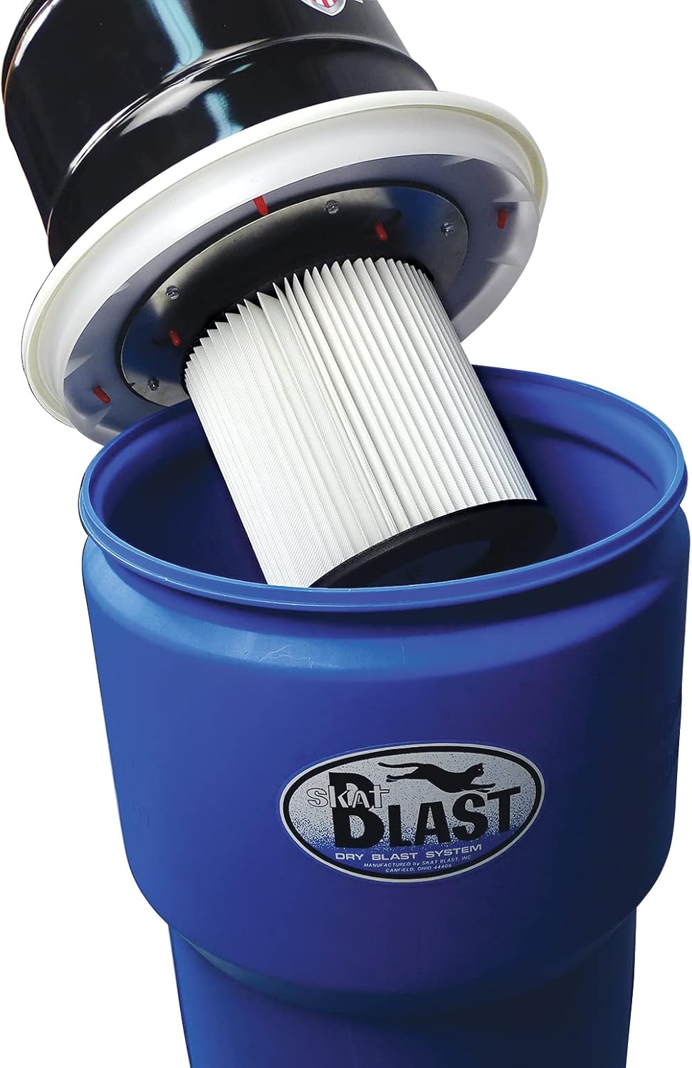 Skat Blast Sandblasting Cabinet Vac-55 HEPA Vacuum, Made in USA