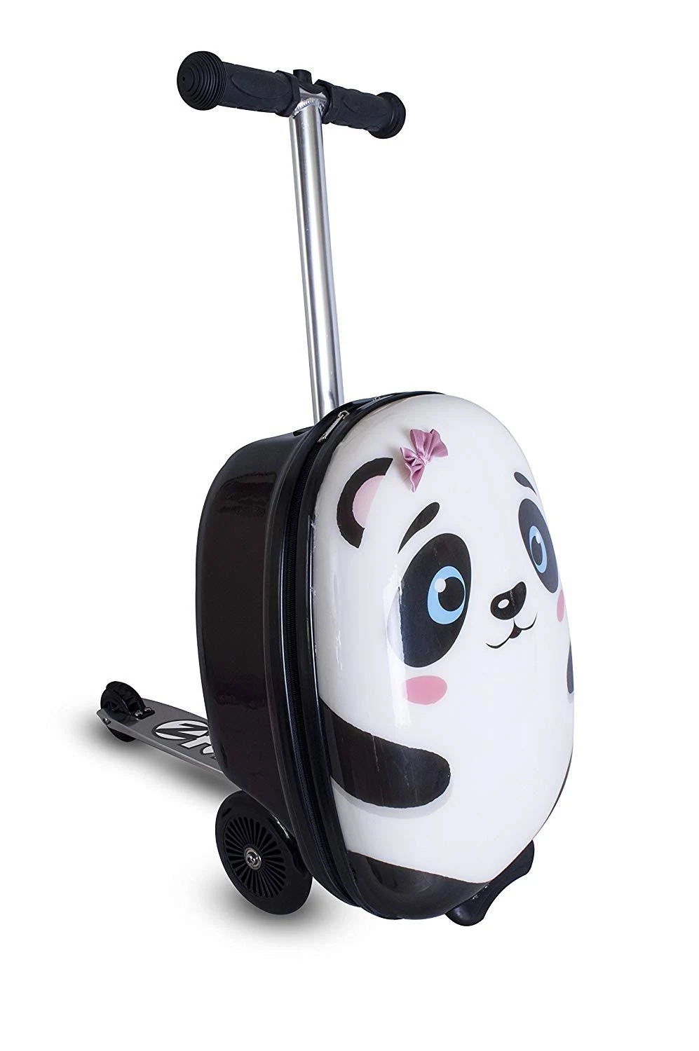 Flyte White Polly The Panda Scooter Suitcase