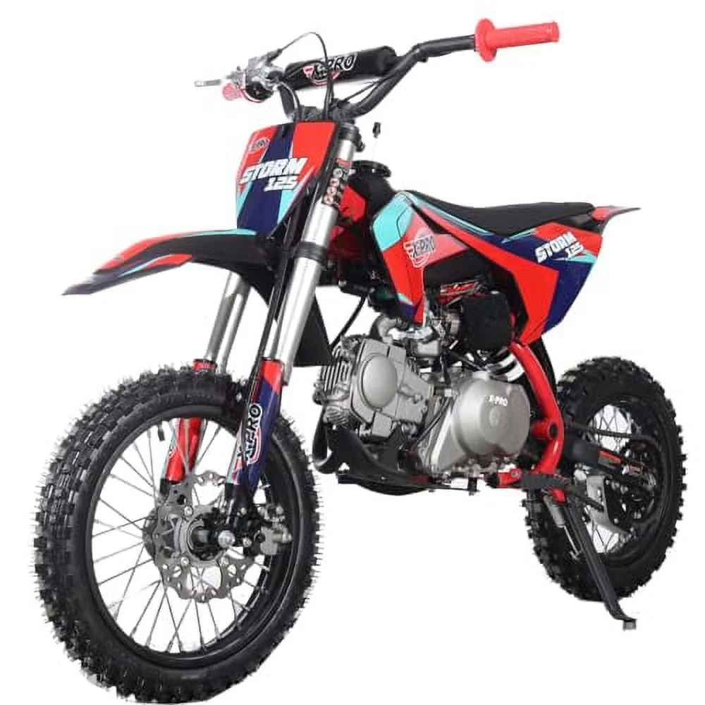 X-PRO Brand New 125cc Dirt Bike with Automatic Transmission, Electric Start, Big 14/12 Tires