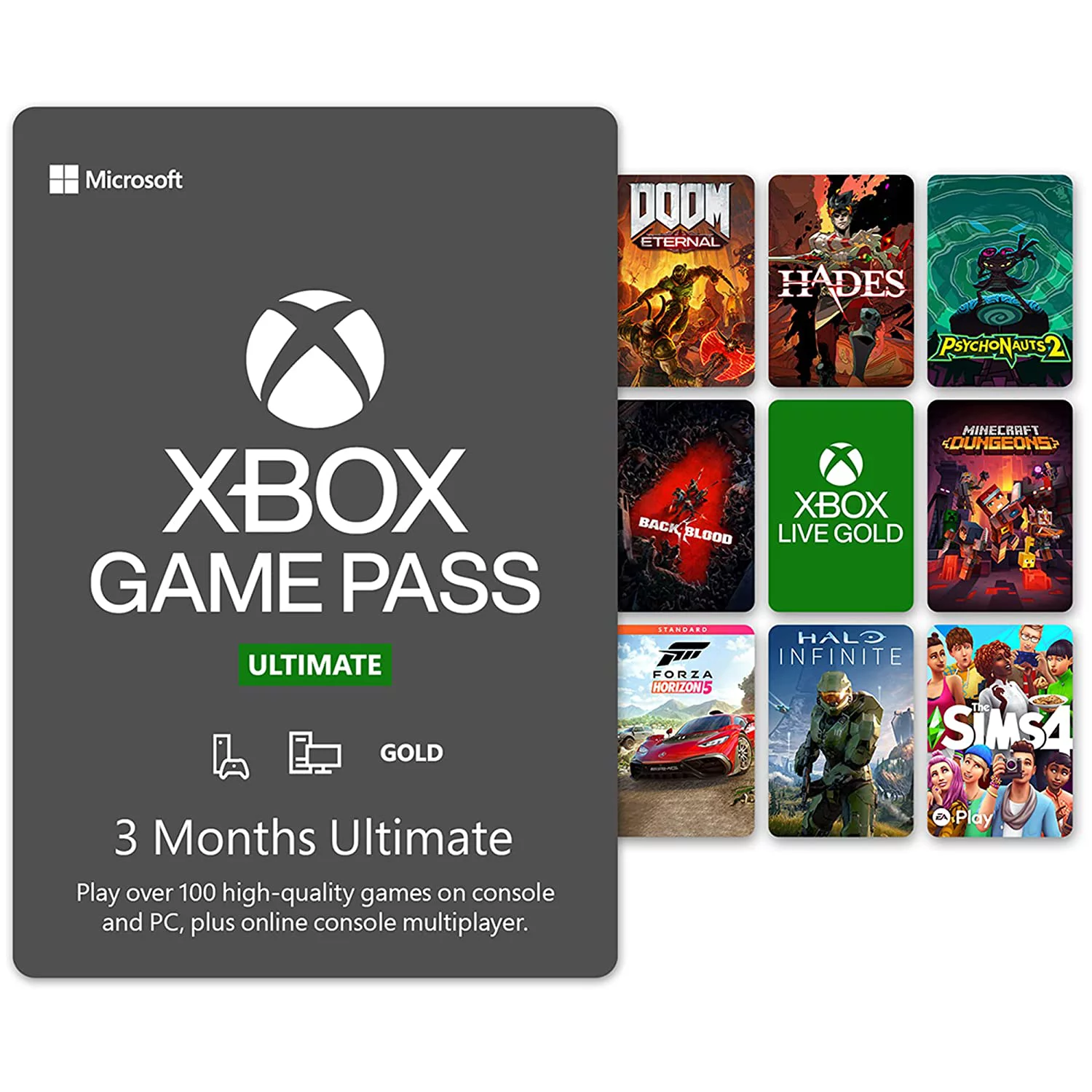Microsoft Xbox Series X Bundle, Two Xbox Wireless Controllers, Xbox 3 Month Game Pass Ultimate with Mazepoly Accessories