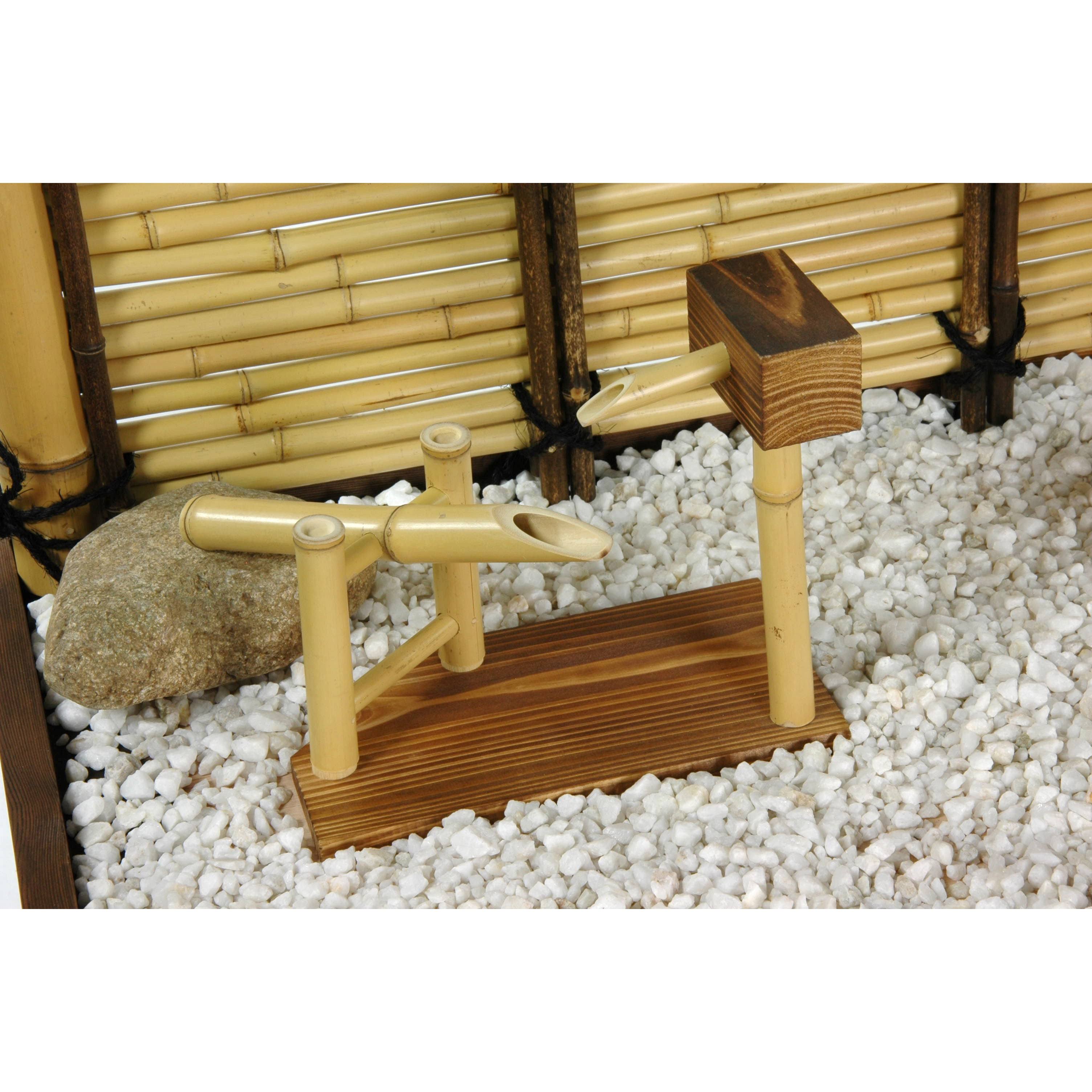 Oriental Furniture Zen Bamboo Mini Garden