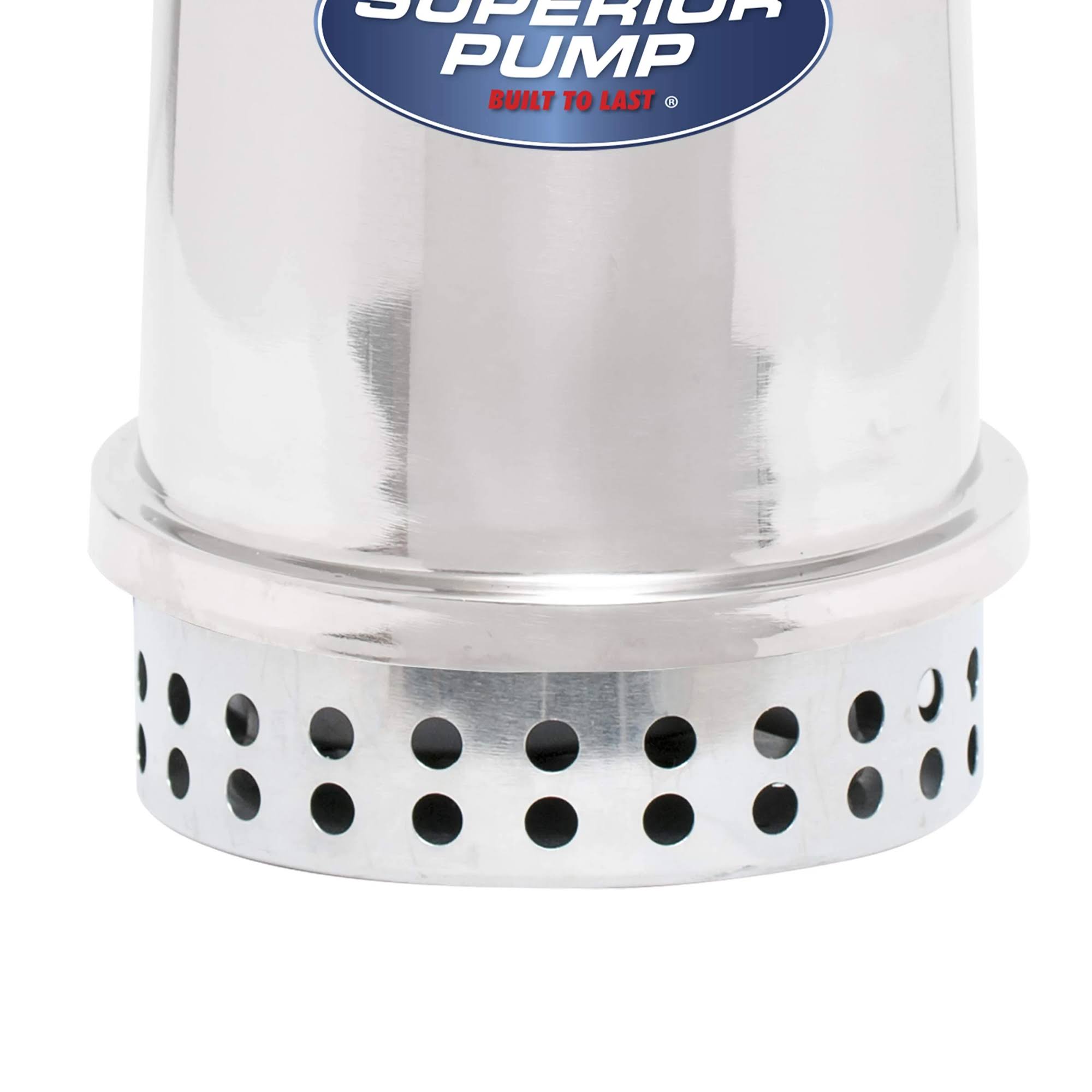 Superior Pump 91392 Stainless 1/3 HP Steel Utility Pump