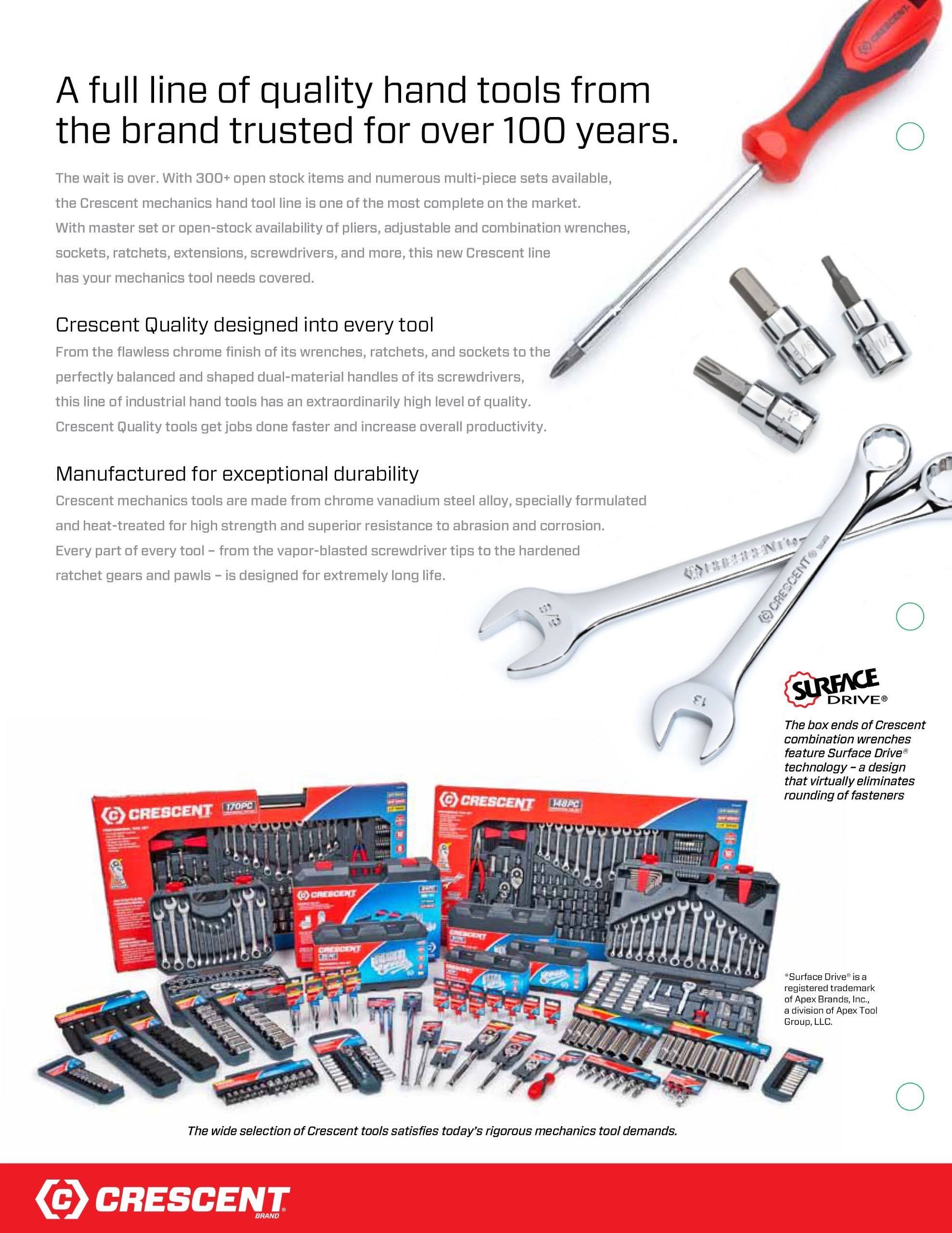 Crescent CTK170CMP2 Mechanics Tool Set 170-Piece