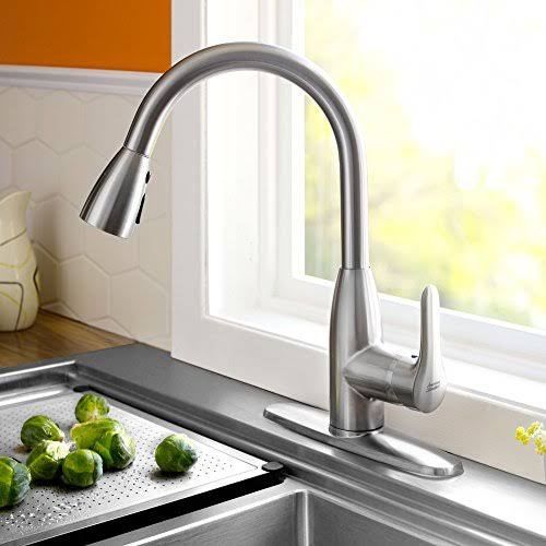 American Standard 4175.300.075 Colony Soft Pull-Down Kitchen Faucet Stainless