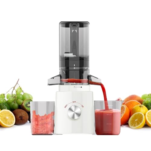 Masuto Juicer, Masuto Slow Juicer, Masuto Blender, Masuto Ms Healthy Juicer,Powerful Slow Cold Press Juicer with Large Feed Chute,Juicer Electric Citrus Juicer Machine for Vegetables and Fruits