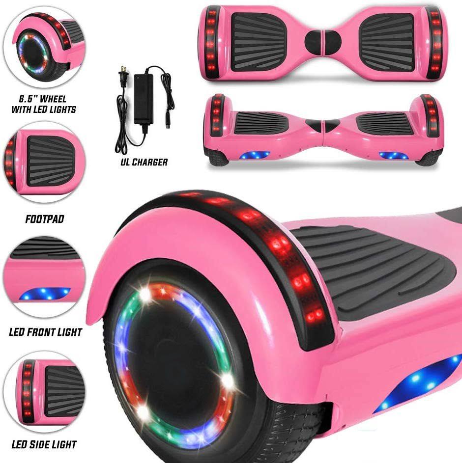 GlareWheel Self Balancing Scooter Hoverboard Bluetooth Light Up Wheel