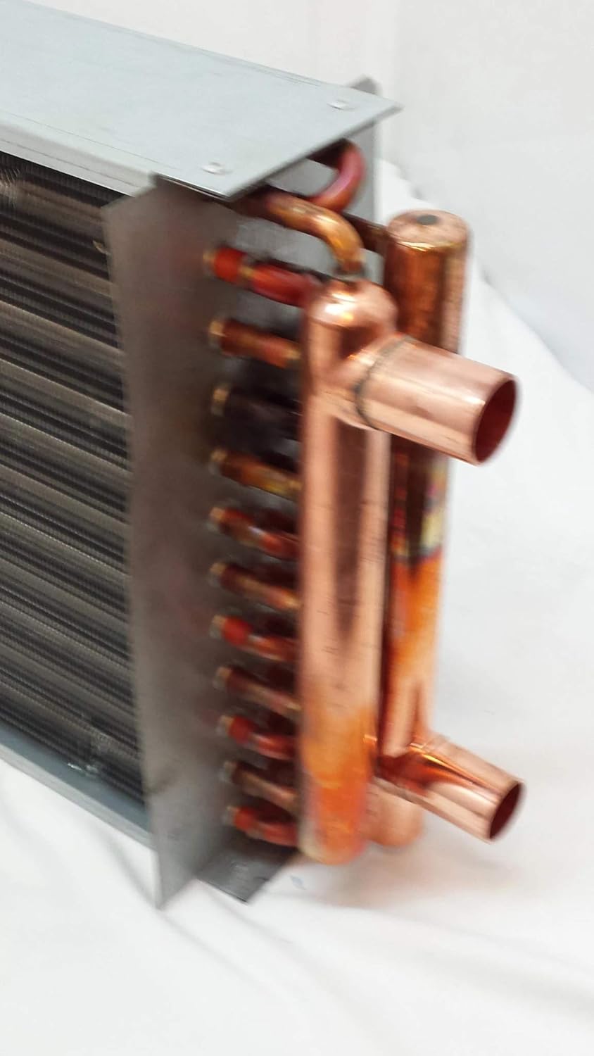 12x24 Water to Air Heat Exchanger~~1" Copper Ports w/EZ Install Front Flange