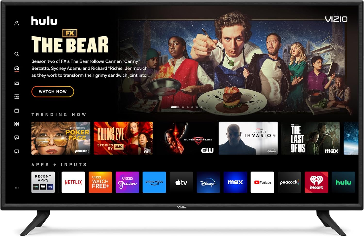 VIZIO 50" 4K UHD Smart TV & 5.1.4 Elevate Sound Bar Home Theater System