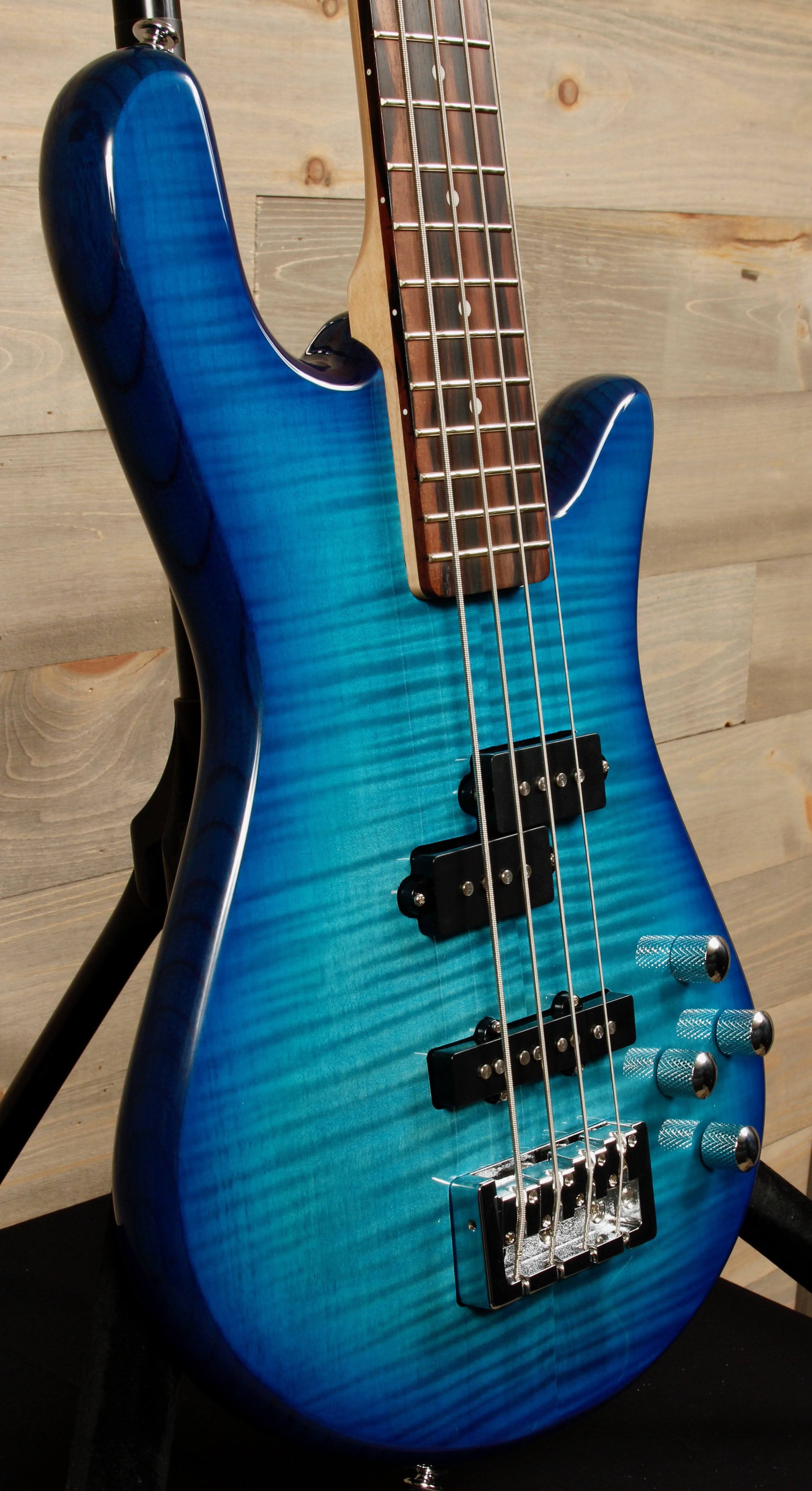 Spector Legend 4 Standard Bass Guitar - Blue Stain Gloss