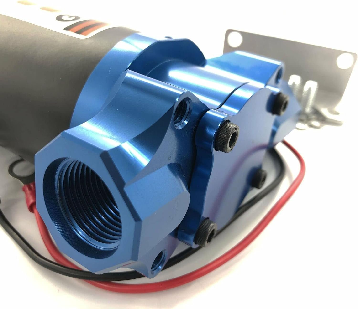 400 GPH Electric Fuel Pump Billet Electric Gas Alcohol Pump W/ By pass Street Racing