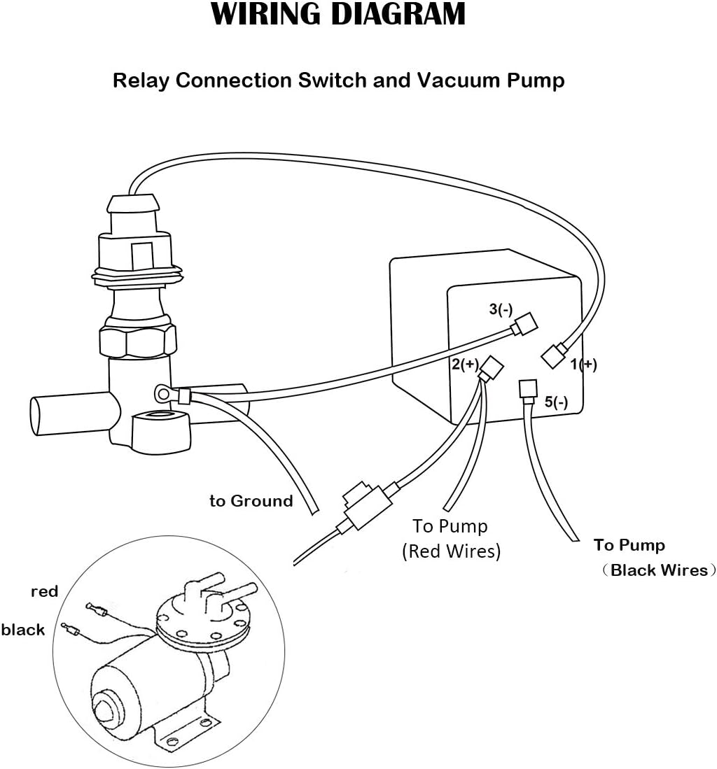 Dracarys 28146 Electric Vacuum Pump Kit For Brake Booster Vacuum Pump Electric Vacuum Pump For Brakes