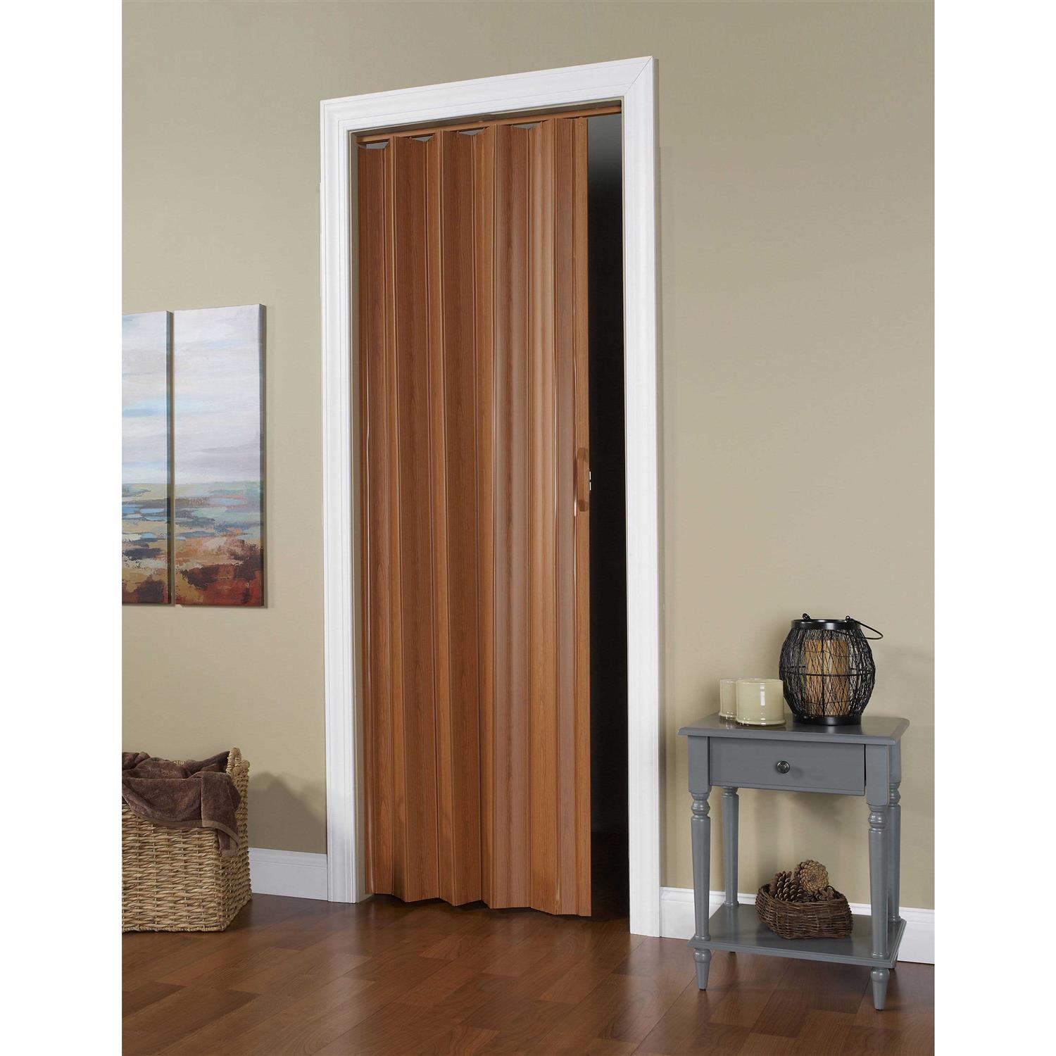 Spectrum Via 48 inchwide x 96 inchhigh Accordion Vinyl Folding Door - Shop Hardware Tools Online Store