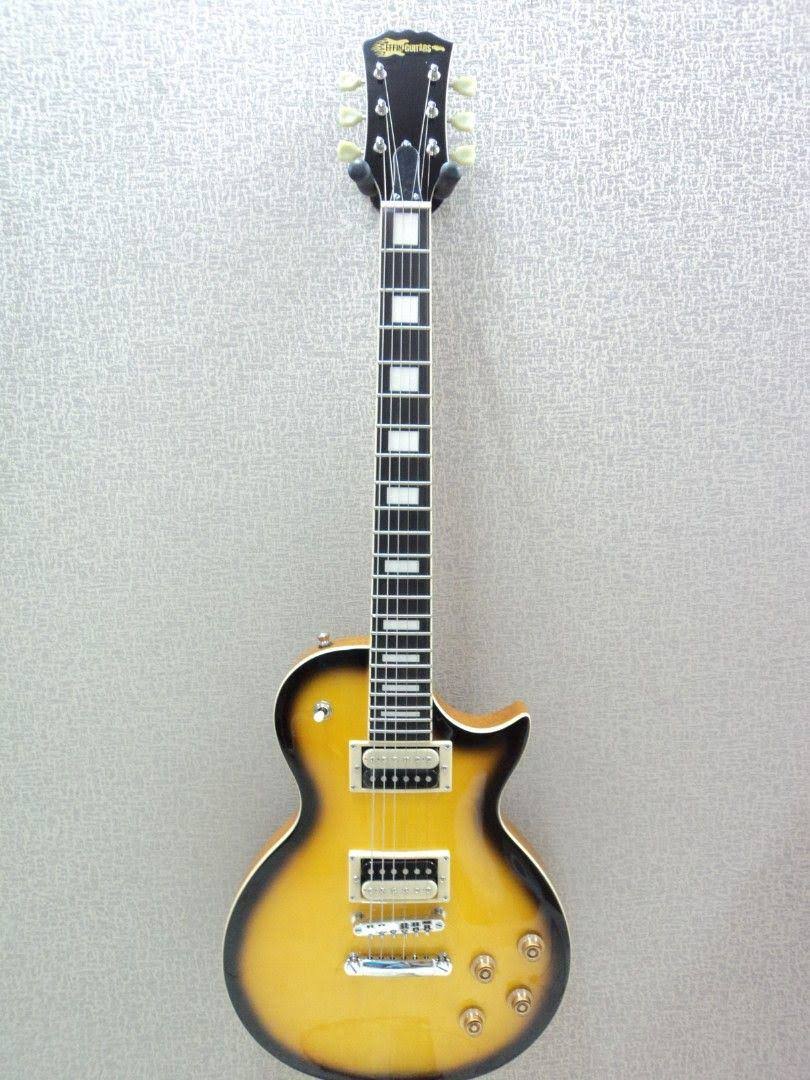 Effin Guitars OldLess/SB Deluxe 2 Tone Sunburst Vintage Style Electric