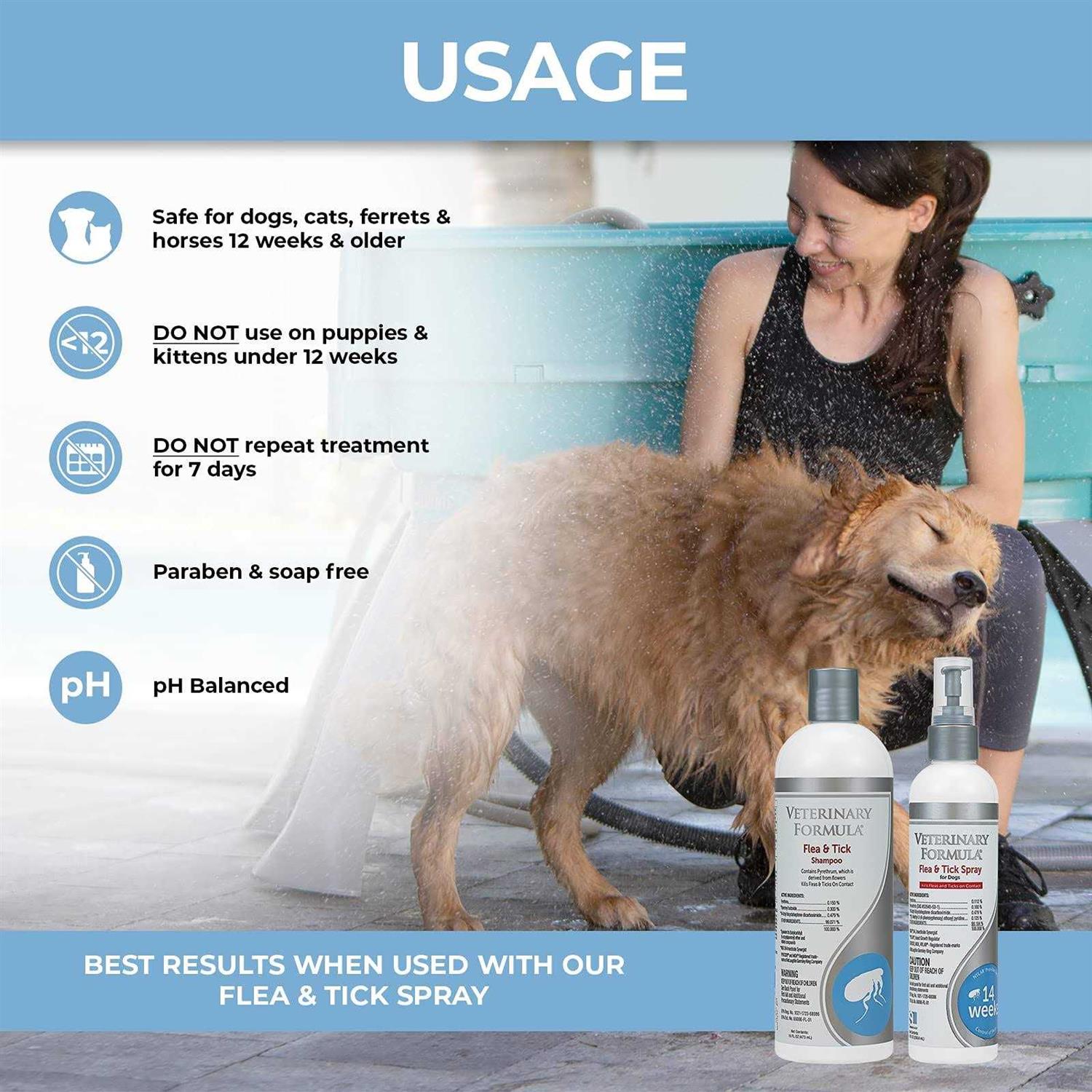 Veterinary Formula Clinical Care Flea Tick Shampoo