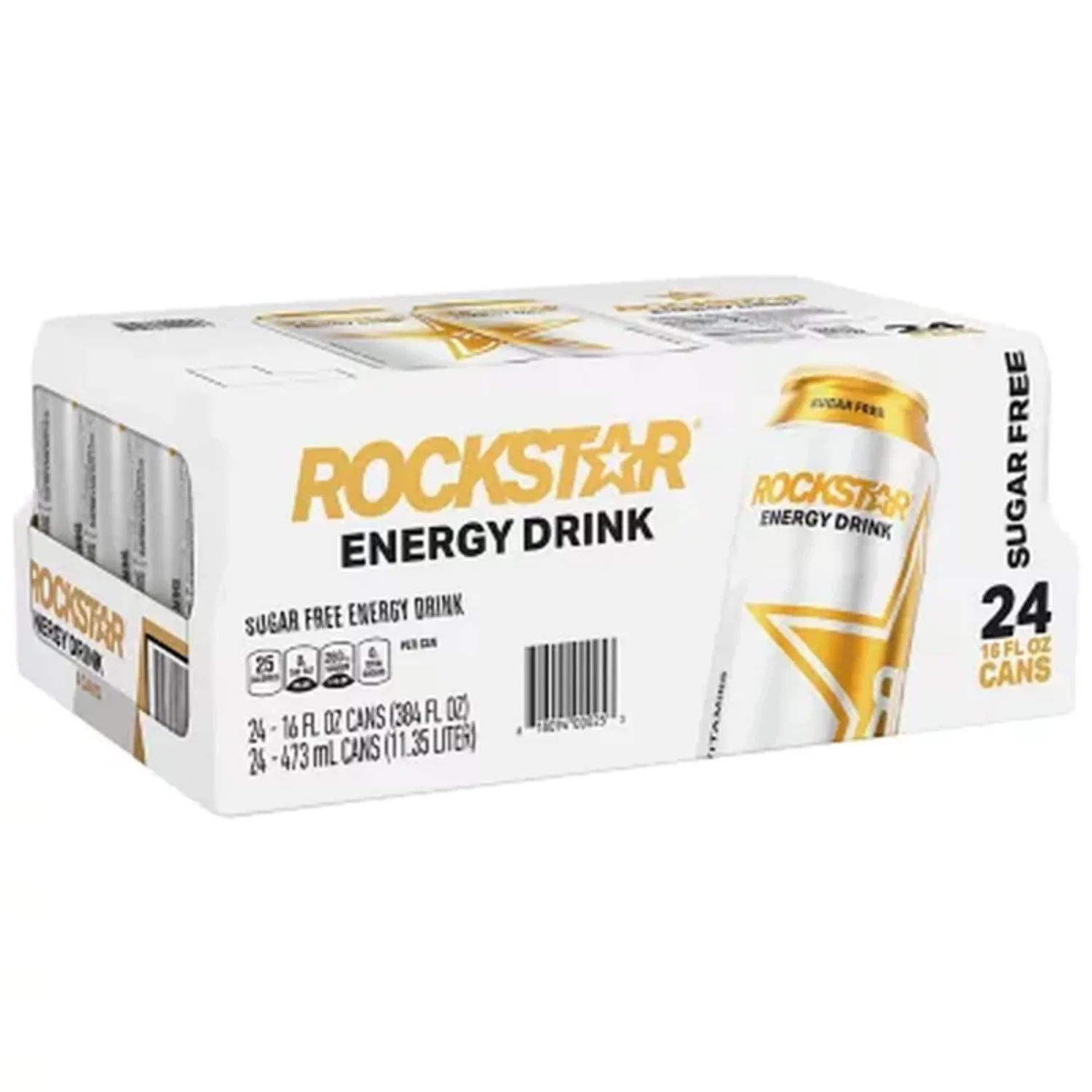 Rockstar Sugar Free Energy Drink (16 Fl. Oz., 24 Pk.) - Curated Treasures Market