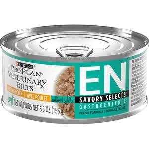 Purina Pro Plan Veterinary Diets EN Savory Selects Salmon Feline Formula - Pet Supplies online store