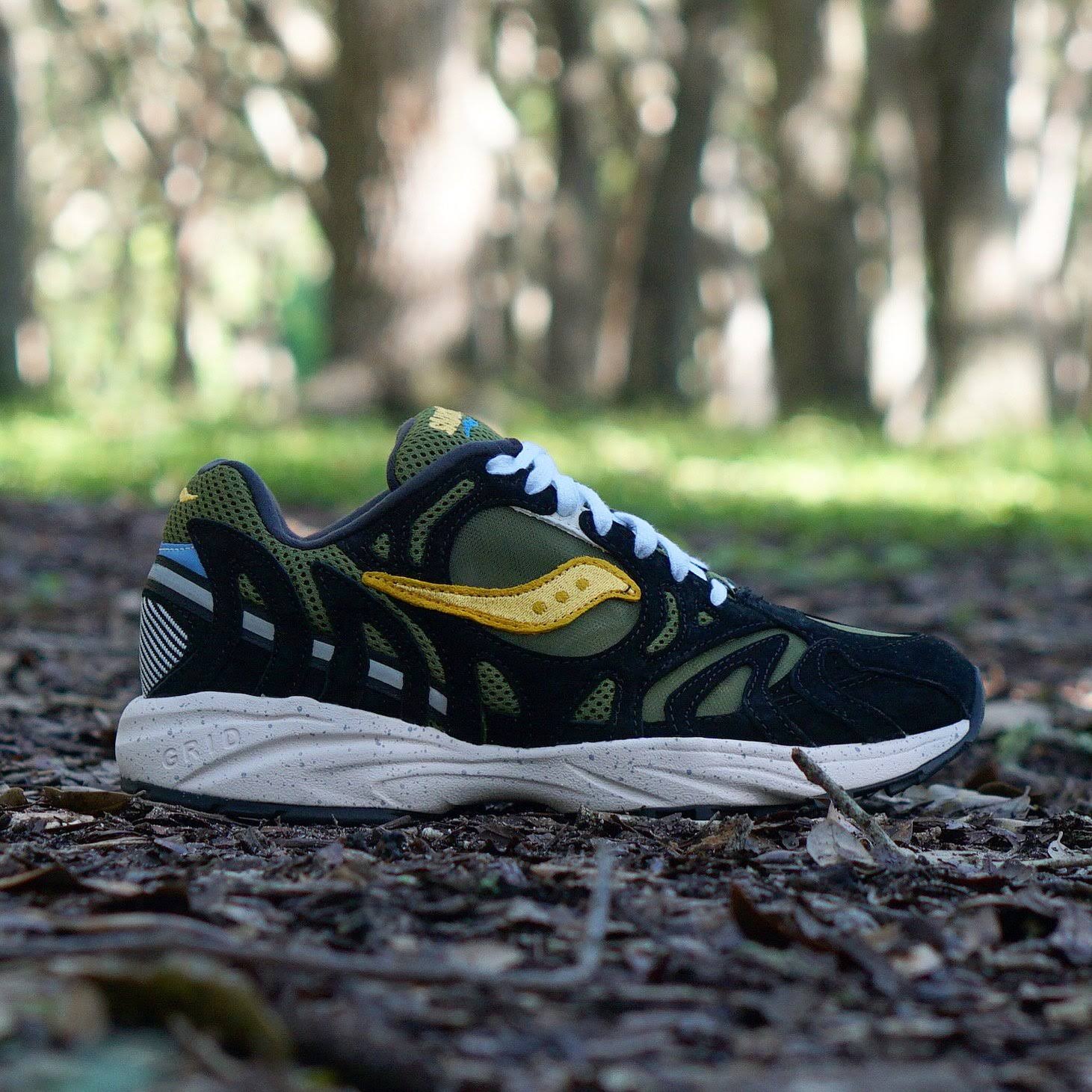 Saucony Grid Azura 2000 8.5 / Black/Yellow