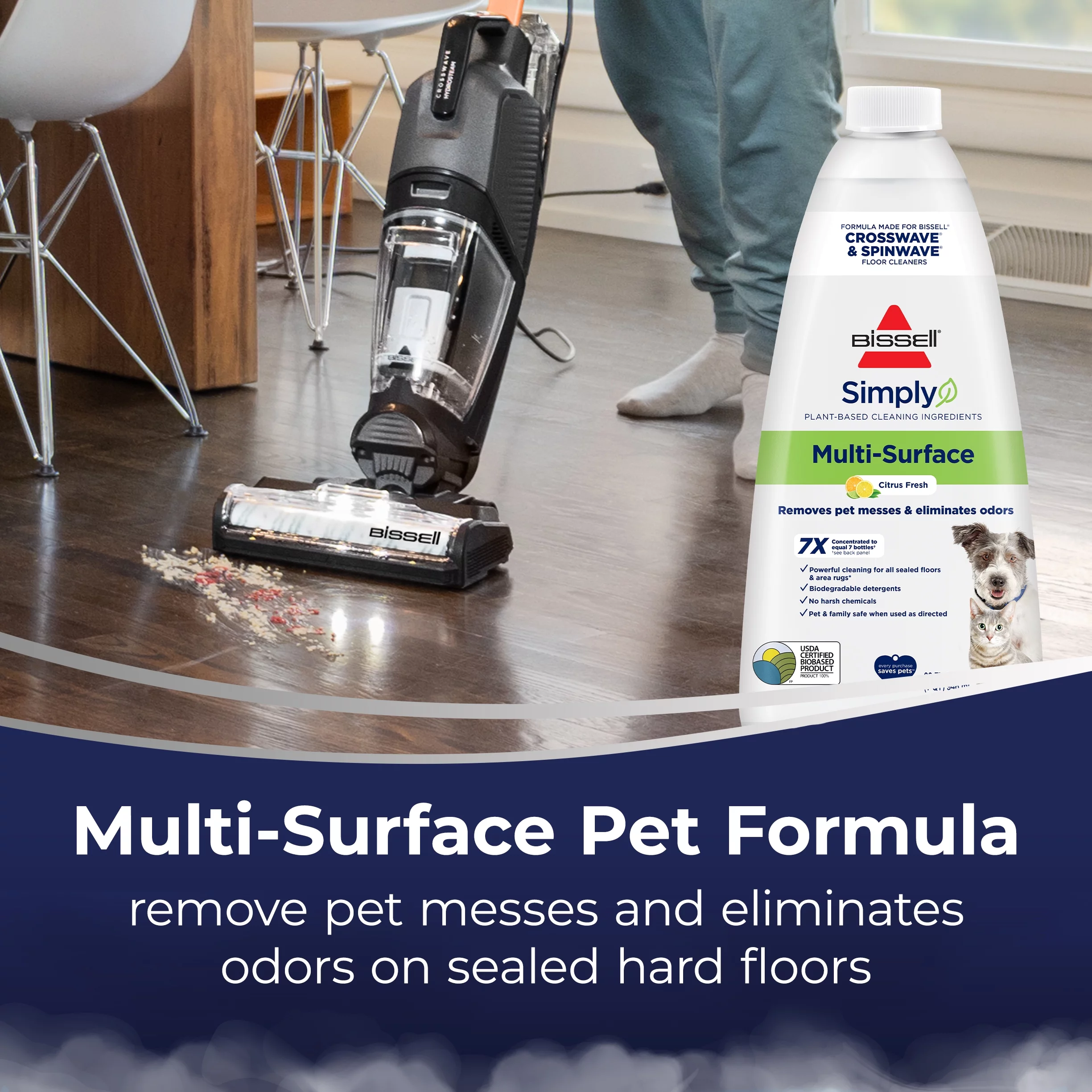BISSELL CrossWave HydroSteam, Wet-Dry Vacuum, 3513