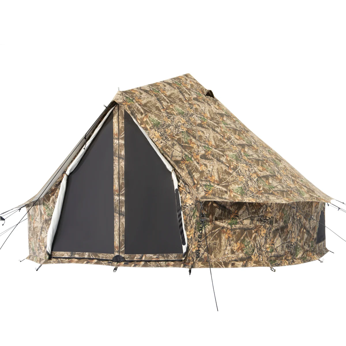 WHITEDUCK Regatta Canvas Bell Tent w/Stove Jack, Sandstone Beige, 13', Water Repellent 4-Season Camp