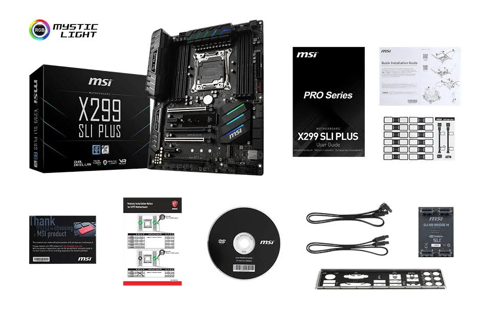 MSI Motherboard X299 SLI Plus