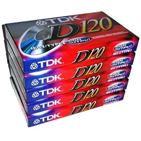 Tdk Dynamic Performance D120 High Output IEC I / Type I - 5 Pack Audio Cassette Tapes, A Superior General-Purpose Audio Cassette - Avayadevconnect