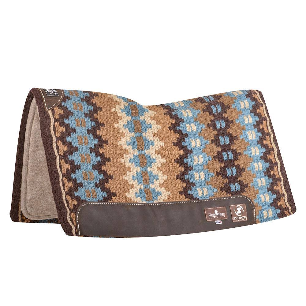 Classic Equine 3/4in Zone Wool Top 32x34 Felt Saddle Pad - 650052
