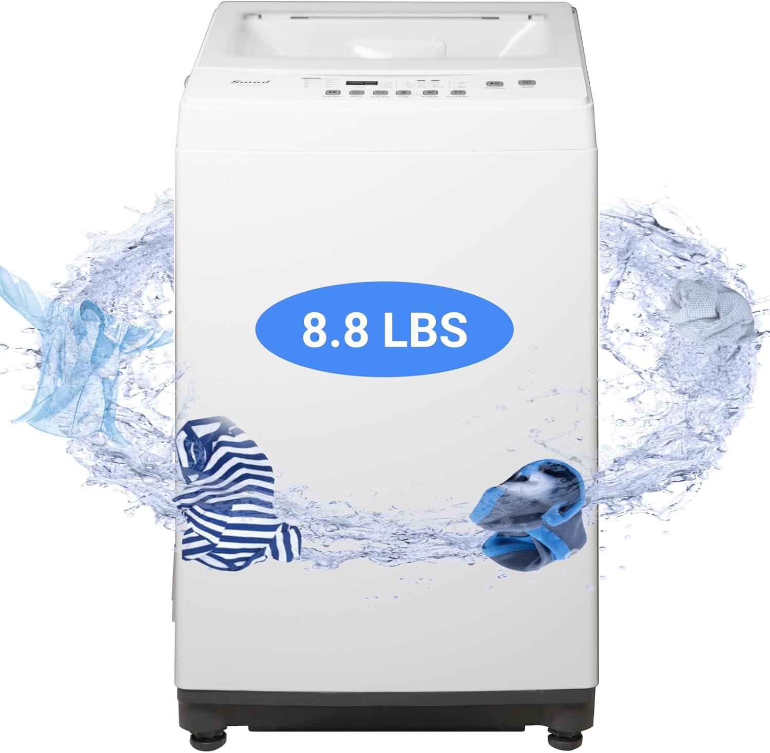 1.7 Cu.Ft Washing Machine, Washing Machine,6 Cycles Washer Machine with Child Lock,Delay Start for Apartments, RV…