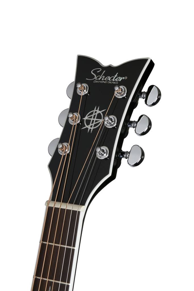 Schecter 3703 Synyster Gates &SYN J& Acoustic Guitar, Gloss Black