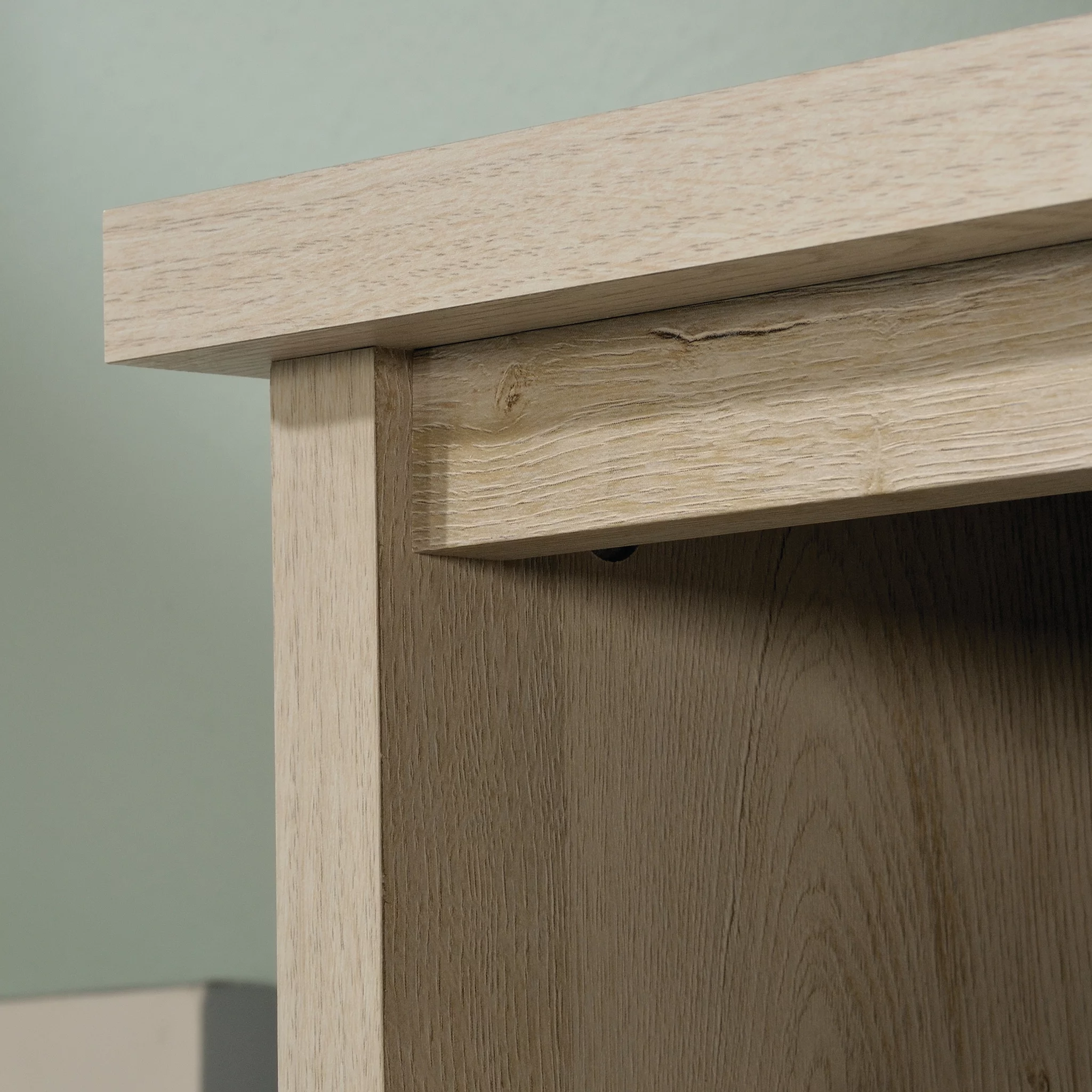 Sauder Costa Hutch, Chalked Chestnut Finish
