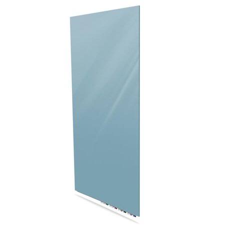 Ghent Aria Denim 4& x 3& Non-Magnetic Low Profile Glassboard (Vertical) - ARIASN43DM