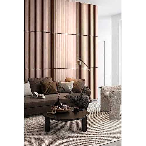 The Wood Veneer Hub Acoustic Wood Wall Slat Panels Oak - Shop Hardware Tools Online Store