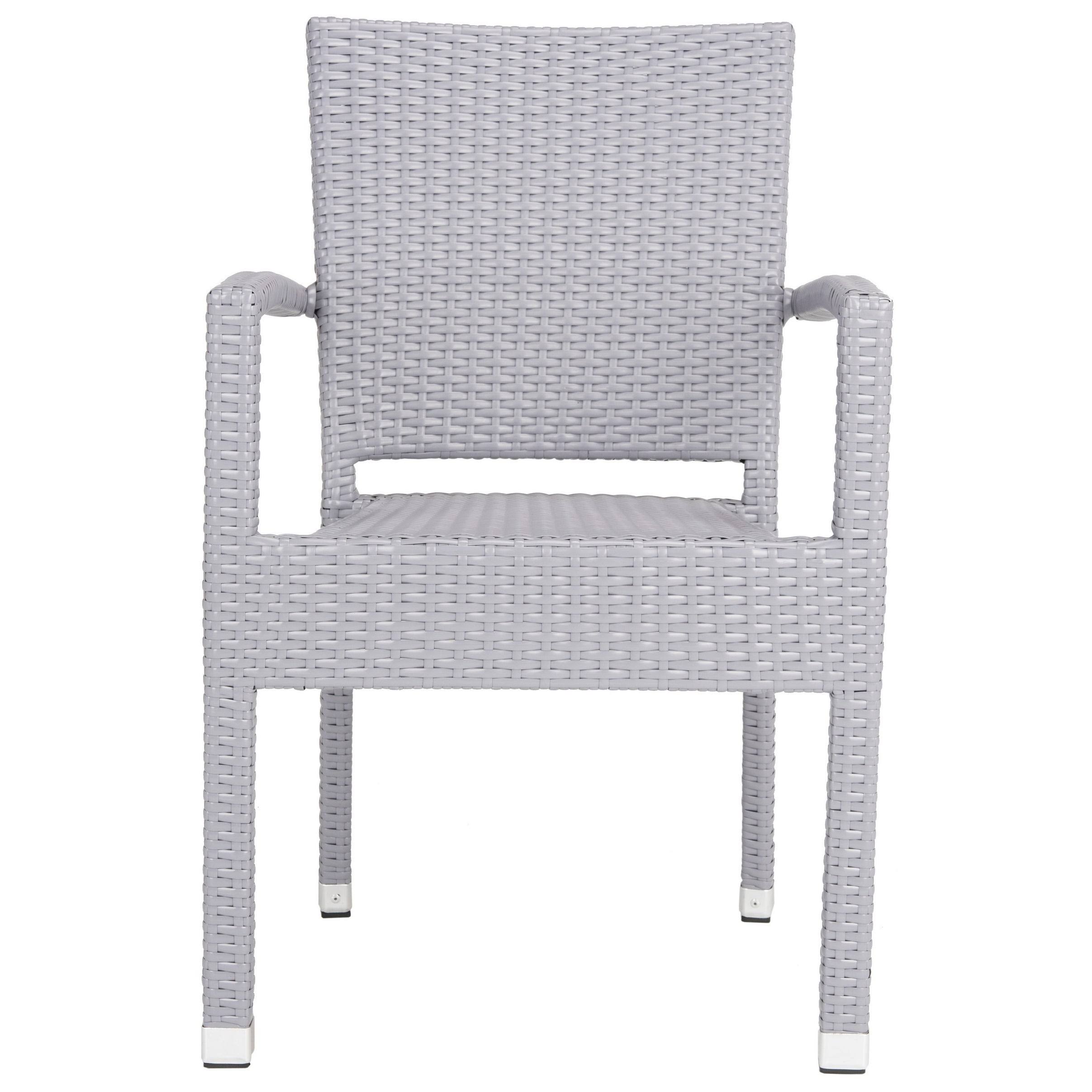 Safavieh Kelda Stacking Arm Chair - Grey (Set of 2)