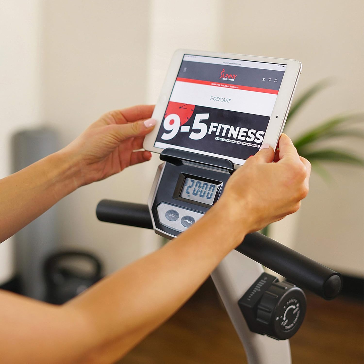 Sunny Health & Fitness Magnetic Recumbent Exercise Bike