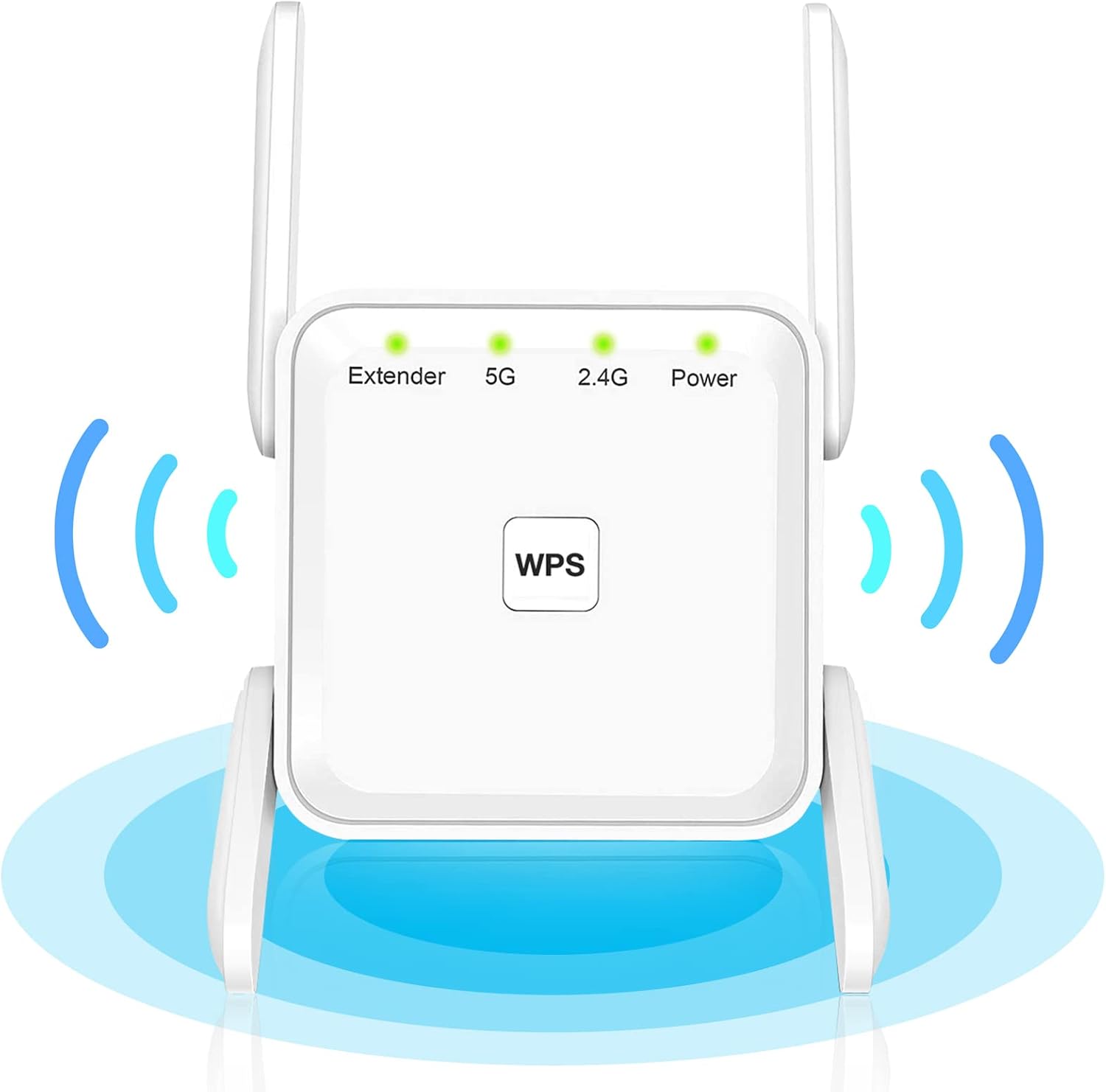 2022 WiFi Extender, WiFi Booster and Signal Amplifier, 1200Mbps Wireless Internet Booster Covers up to 6000sq.ft, WiFi Repeater Extender with Ethernet Port, Extend WiFi Signal to Home Devices Pack of 2
