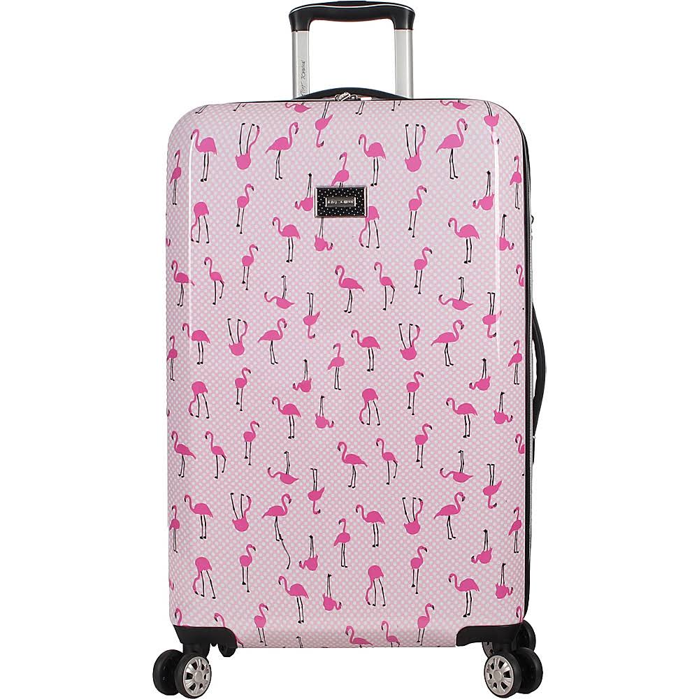 Betsey Johnson Flamingo Strut 26in. Spinner Multi