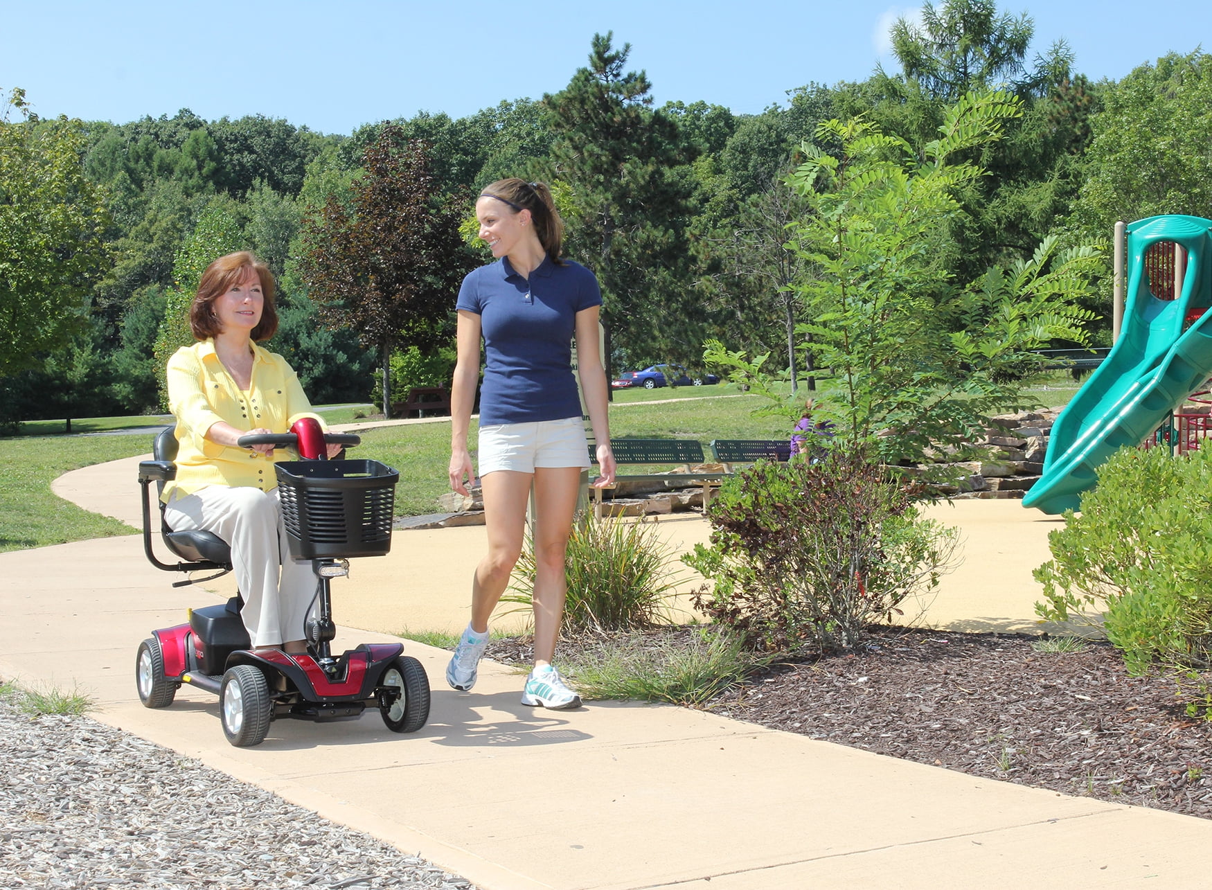 Pride Mobility GoGo Sport 4 Wheel Scooter with Ext Warr