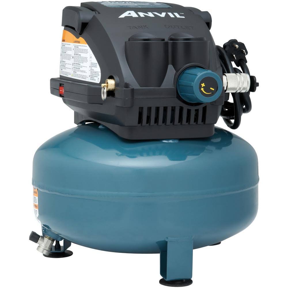 Anvil 2G Pancake Air Compressor with 7-Piece Accessories Kit