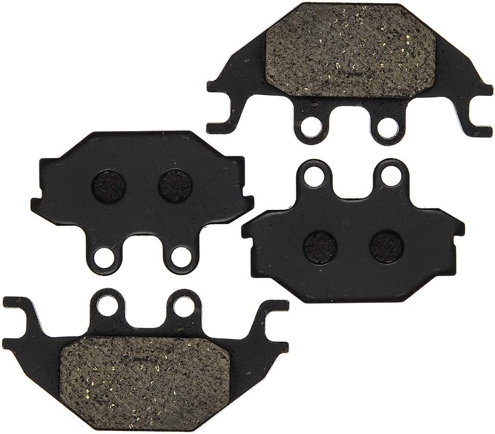 NICHE Brake Pad Kit for Arctic Cat Wildcat X 1000 4X 1436-420 2502-034 1436-811 Complete Organic Pack of 2
