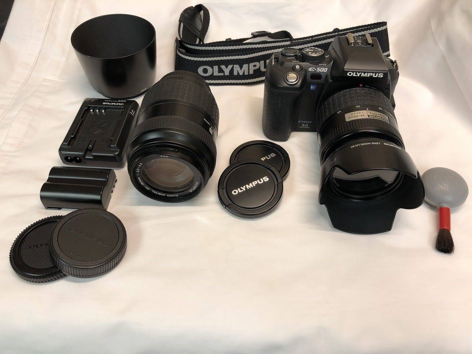 Olympus E-500 Digital SLR Camera Kit 14-45mm Lens