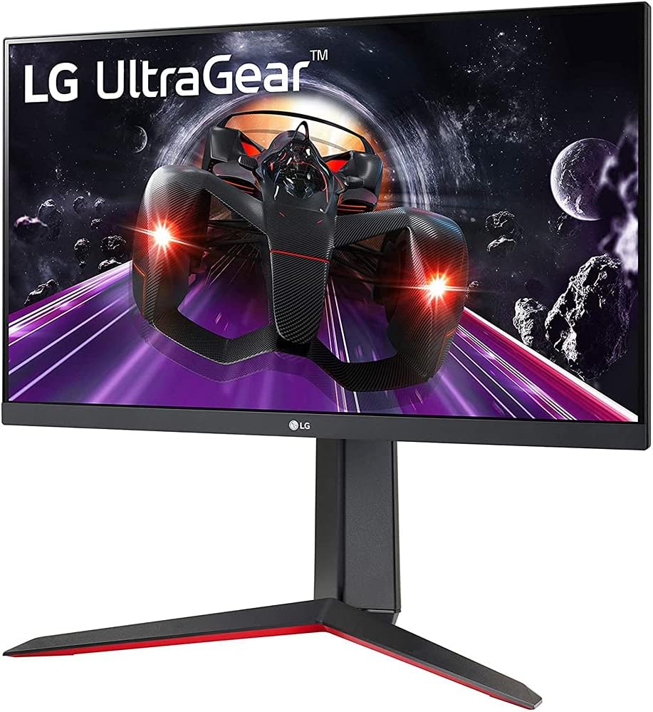 LG 24GN650-B 24 inch Ultragear FHD IPS 1ms 144Hz HDR Monitor with FreeSync Bundle with 2X 6FT Universal 4K HDMI 2.0 Cable, Universal Screen Cleaner and 6-Outlet Surge Adapter