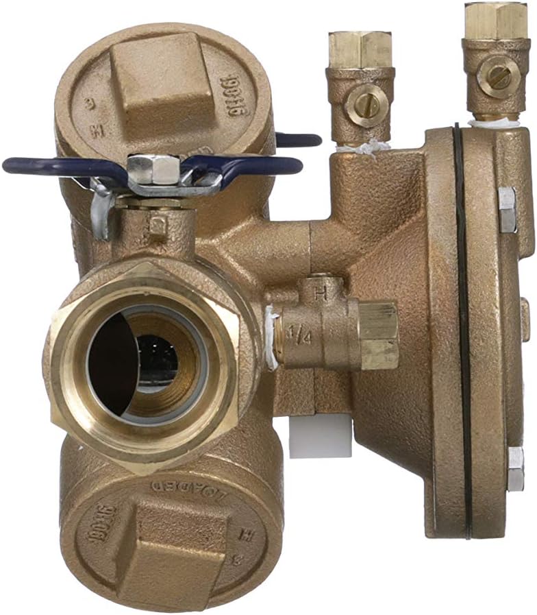 Febco 825FBV Quarter Turn 1 1/4" 825Y Reduced Pressure Zone Assembly, 1-1/4"