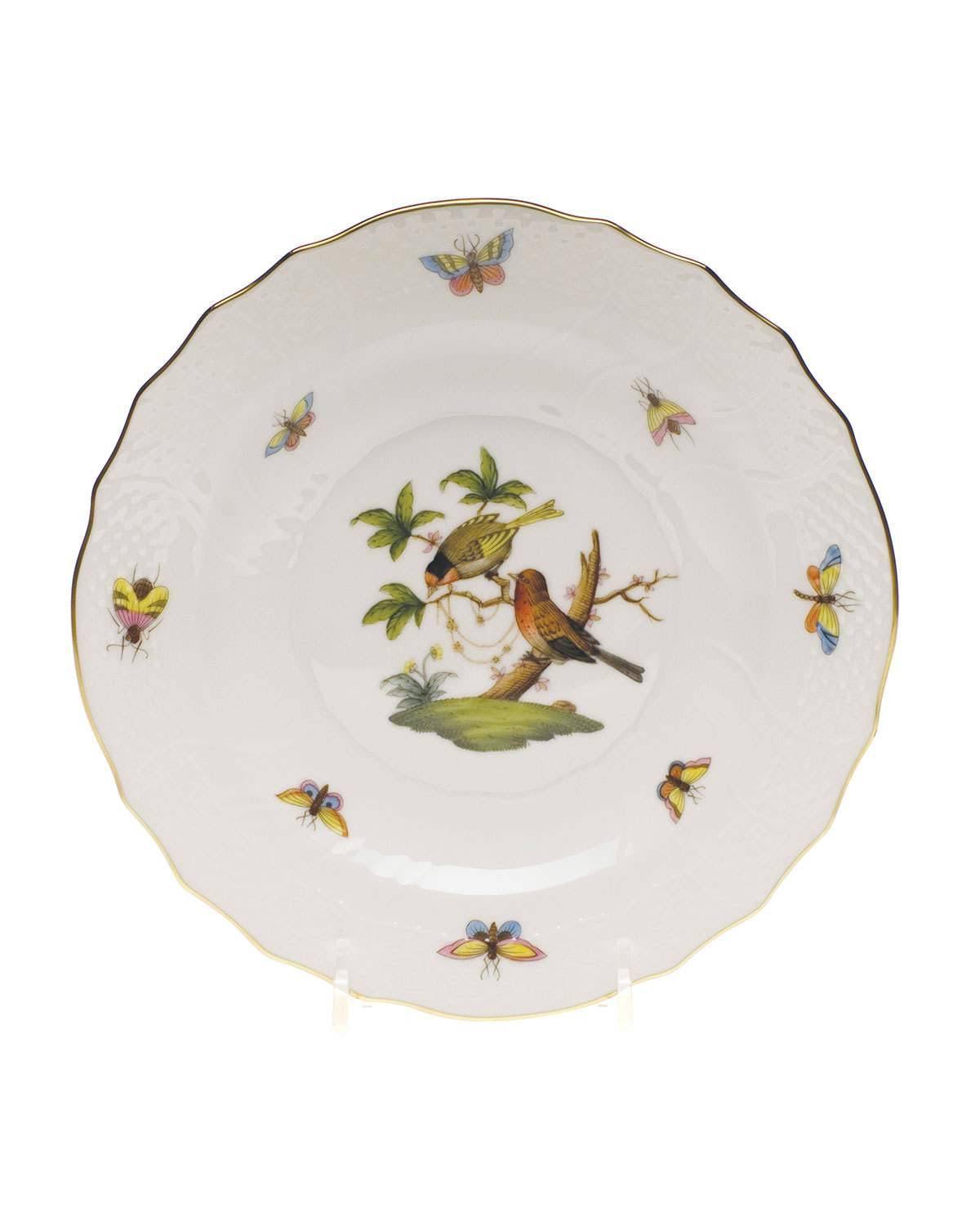 Herend Rothschild Bird Salad Plate Motif 10