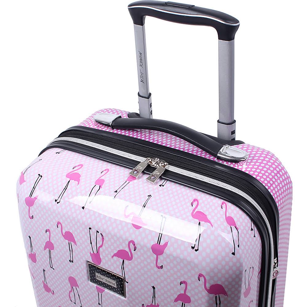 Betsey Johnson Flamingo Strut 26in. Spinner Multi